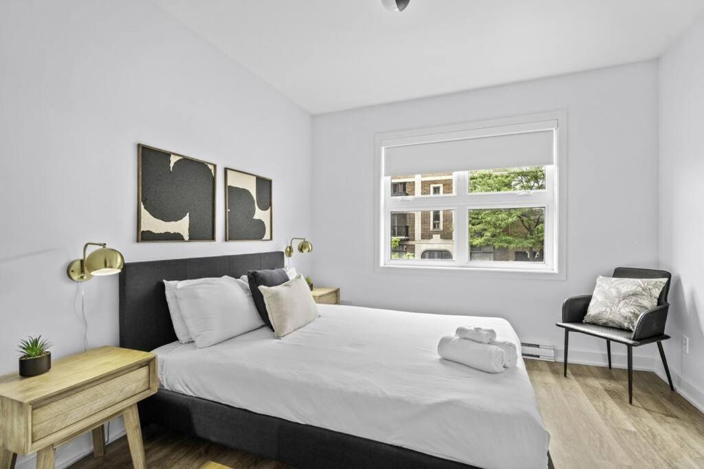 Stylish 2 Bedroom Haven By Jean Talon Market Montréal Dış mekan fotoğraf