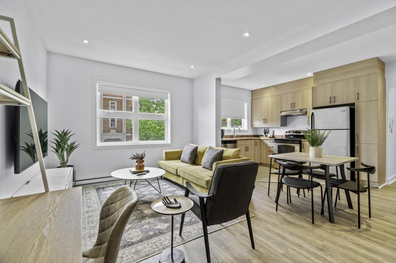 Stylish 2 Bedroom Haven By Jean Talon Market Montréal Dış mekan fotoğraf